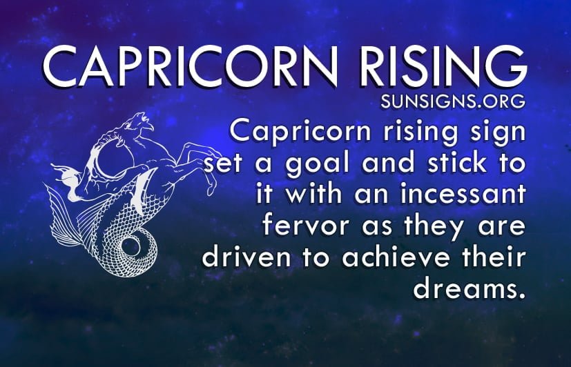 Your first impression of a Capricorn rising will most likely be that they are rather serious.