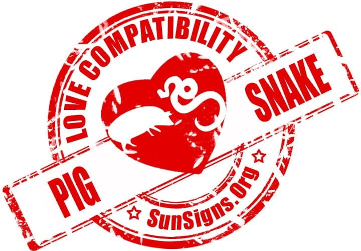 Chinese astrology compatibility predicts that the Pig and Snake compatibility is very poor when it comes to love, friendship or business.