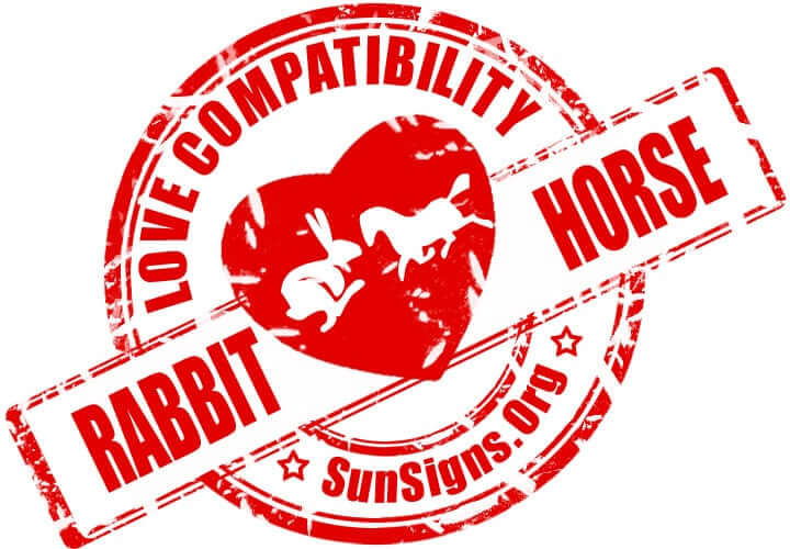 Rabbit Horse Compatibility. The Rabbit Horse relationship is one pairing that will take some work, but it’s not impossible.