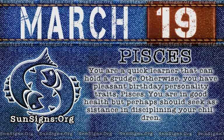 March 19 Zodiac Horoscope Birthday Personality - SunSigns.Org