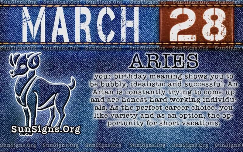 What Zodiac is March 28th?