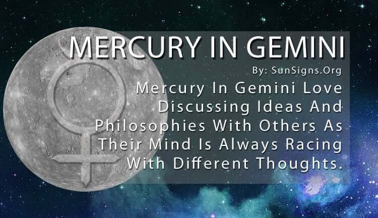 Mercury In Gemini