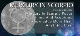Mercury In Scorpio