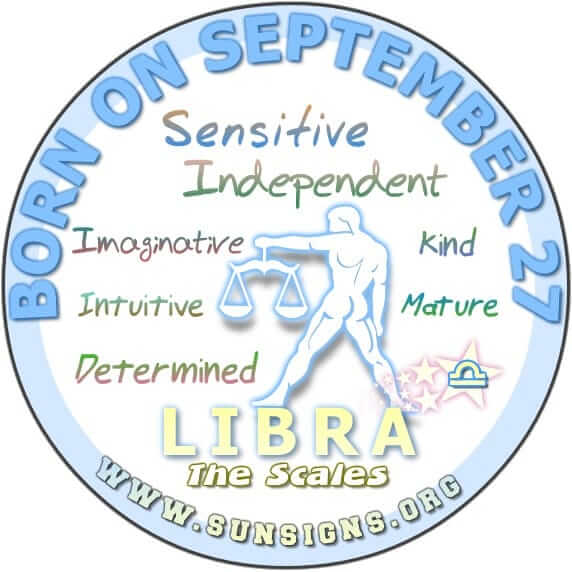 September 27 Zodiac Birthday Horoscope Personality