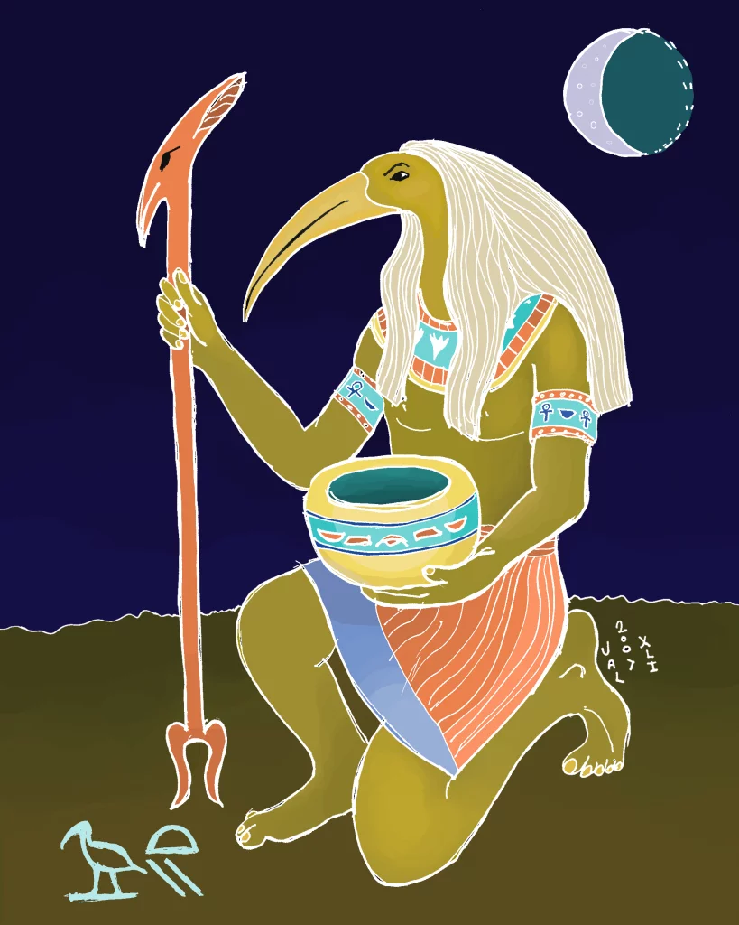 Thoth is the seventh sign in the Egyptian zodiac.
