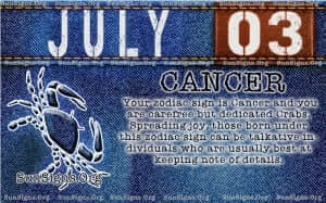 July 3 Zodiac Horoscope Birthday Personality - SunSigns.Org