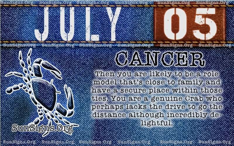 july 5 cancer birthday calendar