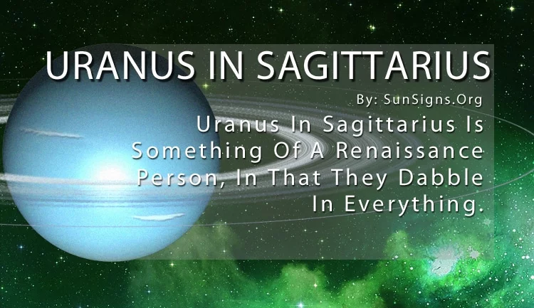 L'Uranus en Sagittaire