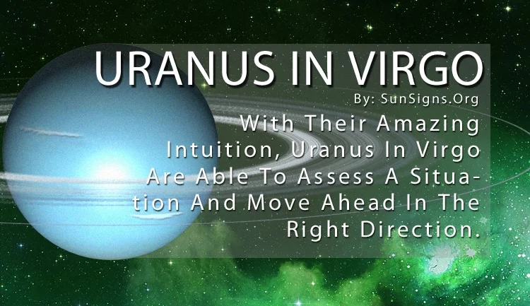 Der Uranus in der Jungfrau