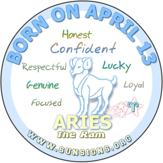 april 13 birthday personality