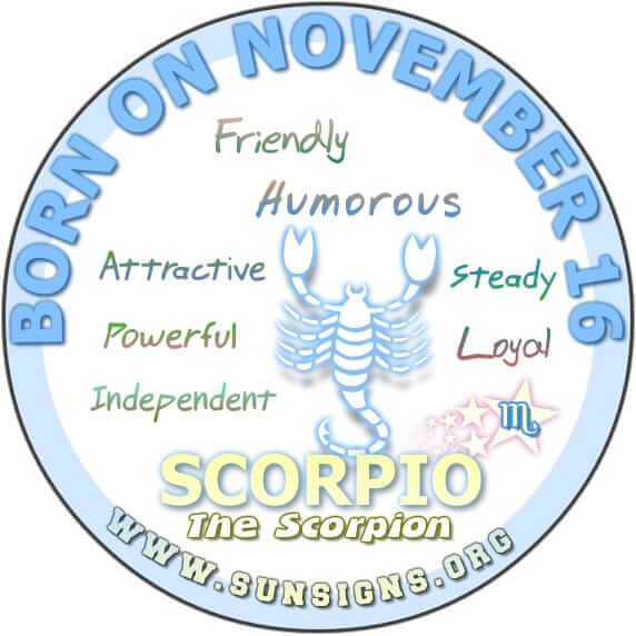 November 16 birthday personality