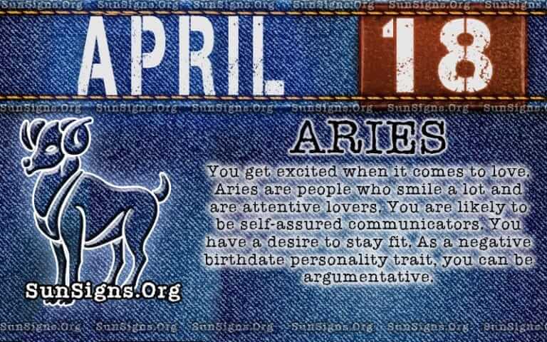April 18 Zodiac Horoscope Birthday Personality | SunSigns.Org