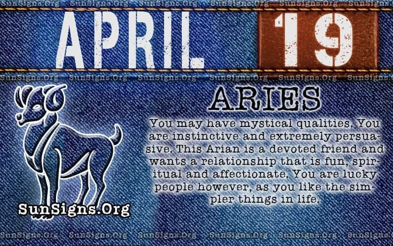 19 april zodiak apa