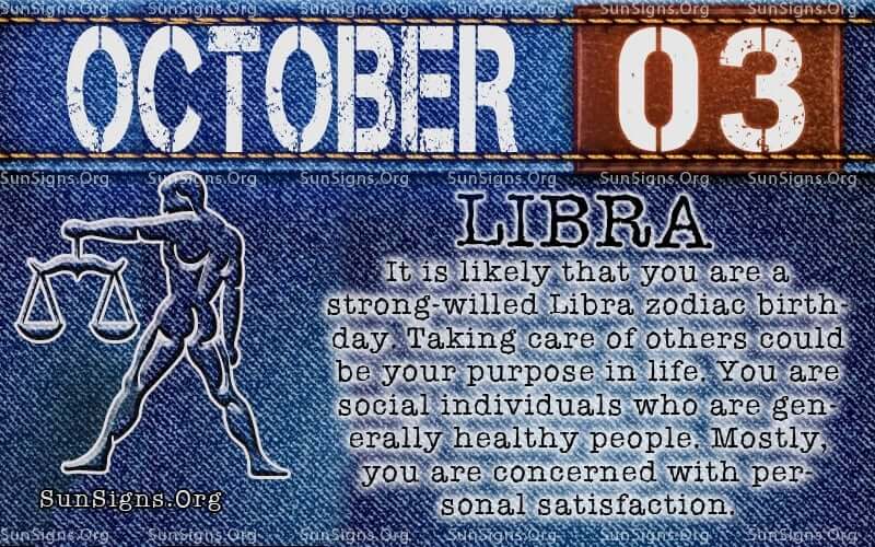 october 3 libra birthday calendar