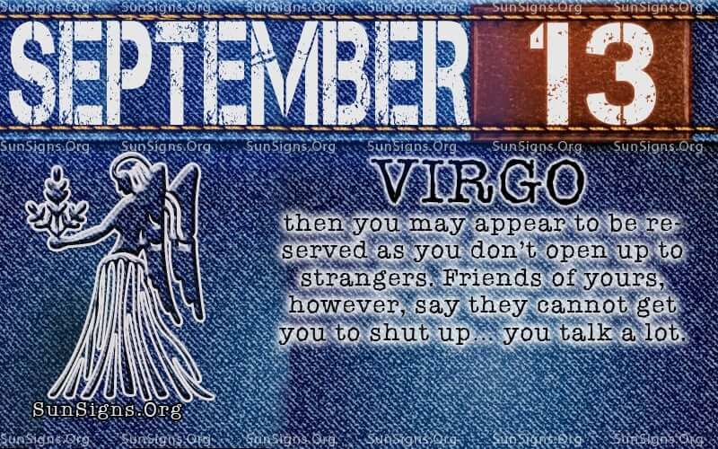 September 13 Zodiac Horoscope Birthday Personality