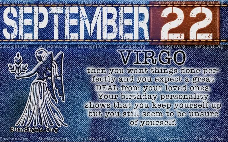 september 22 virgo birthday calendar