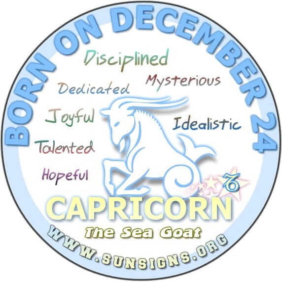 December 24 Zodiac Horoscope Birthday Personality