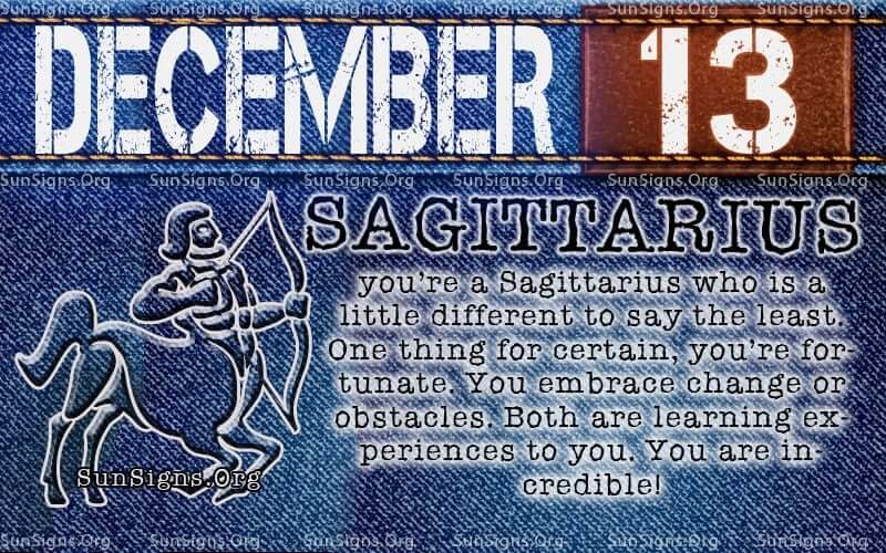 December 13 Zodiac Horoscope Birthday Personality