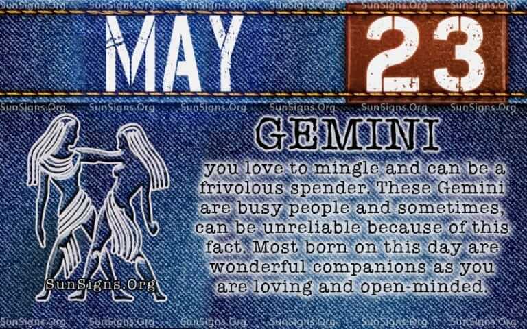 May 23 Zodiac Horoscope Birthday Personality - SunSigns.Org