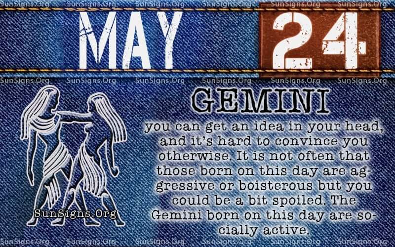 May 24 Zodiac Horoscope Birthday Personality SunSigns Org