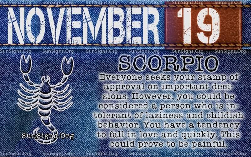 November 19 Zodiac Horoscope Birthday Personality | SunSigns.Org