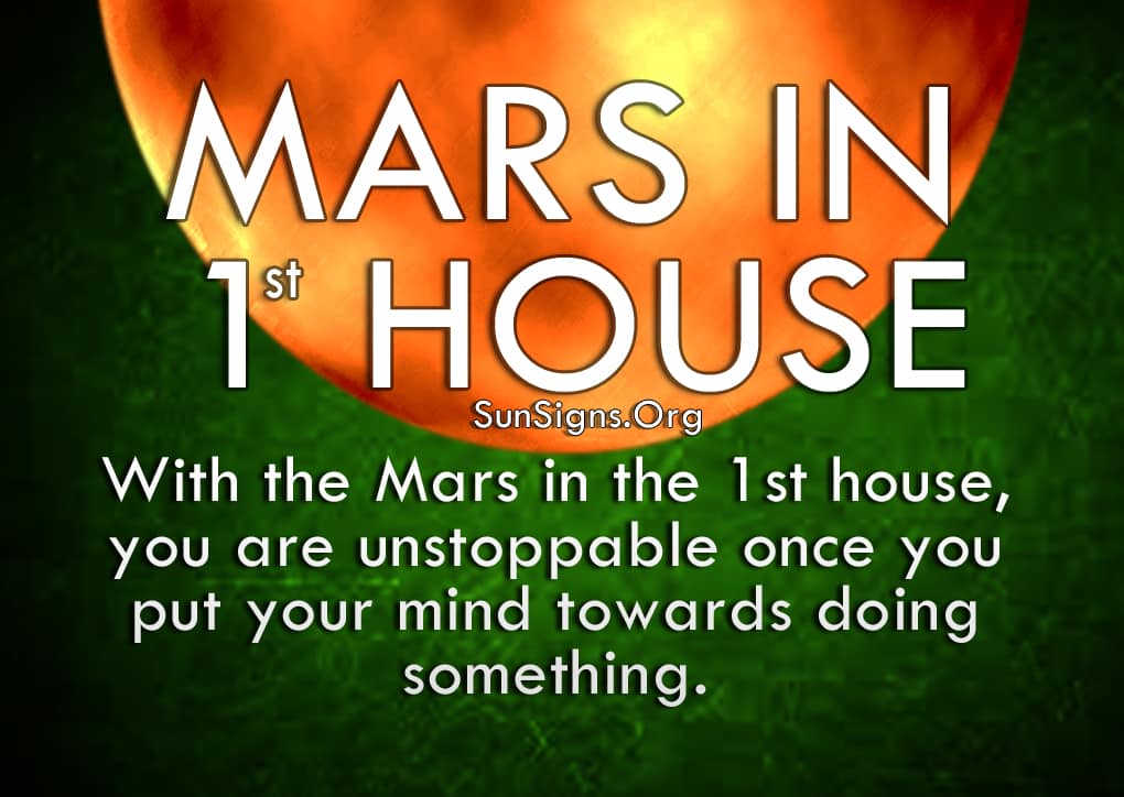 The Mars in 1st house