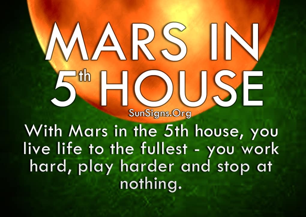 The Mars In 5th House