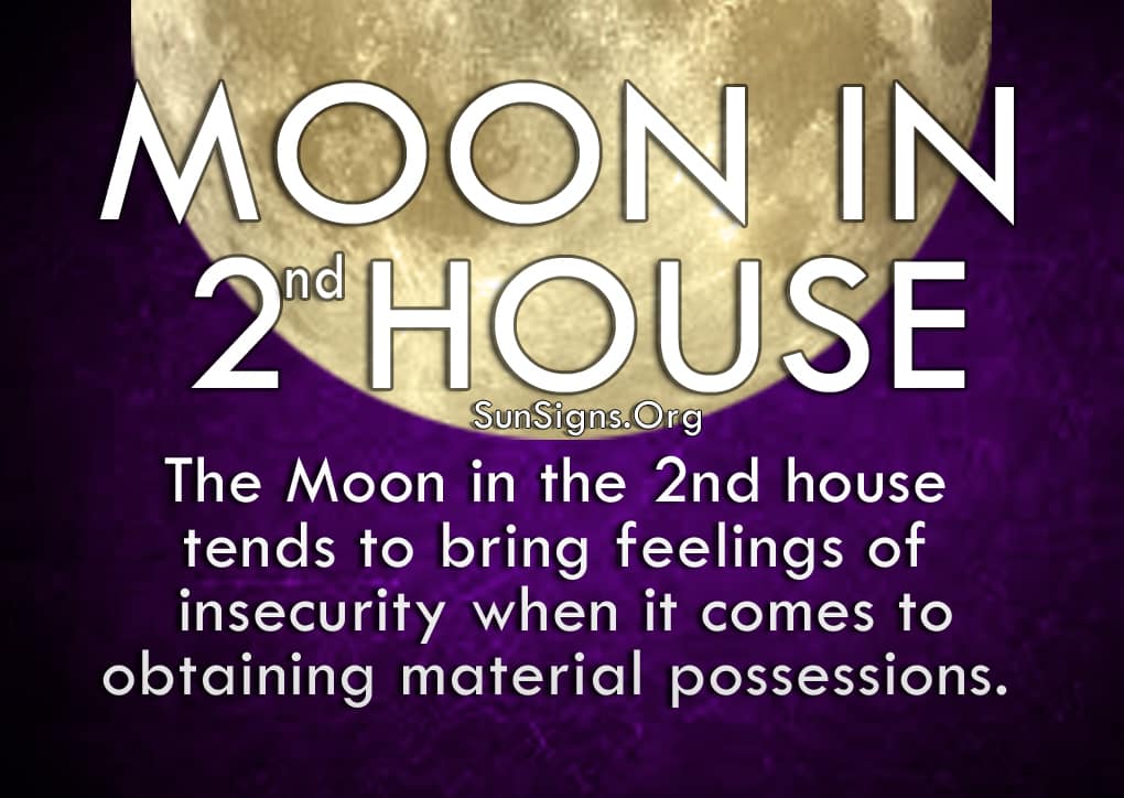 The Moon In 2nd House