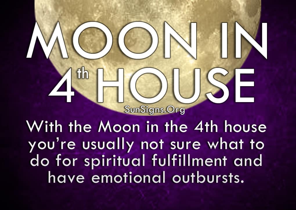The Moon In 4th House