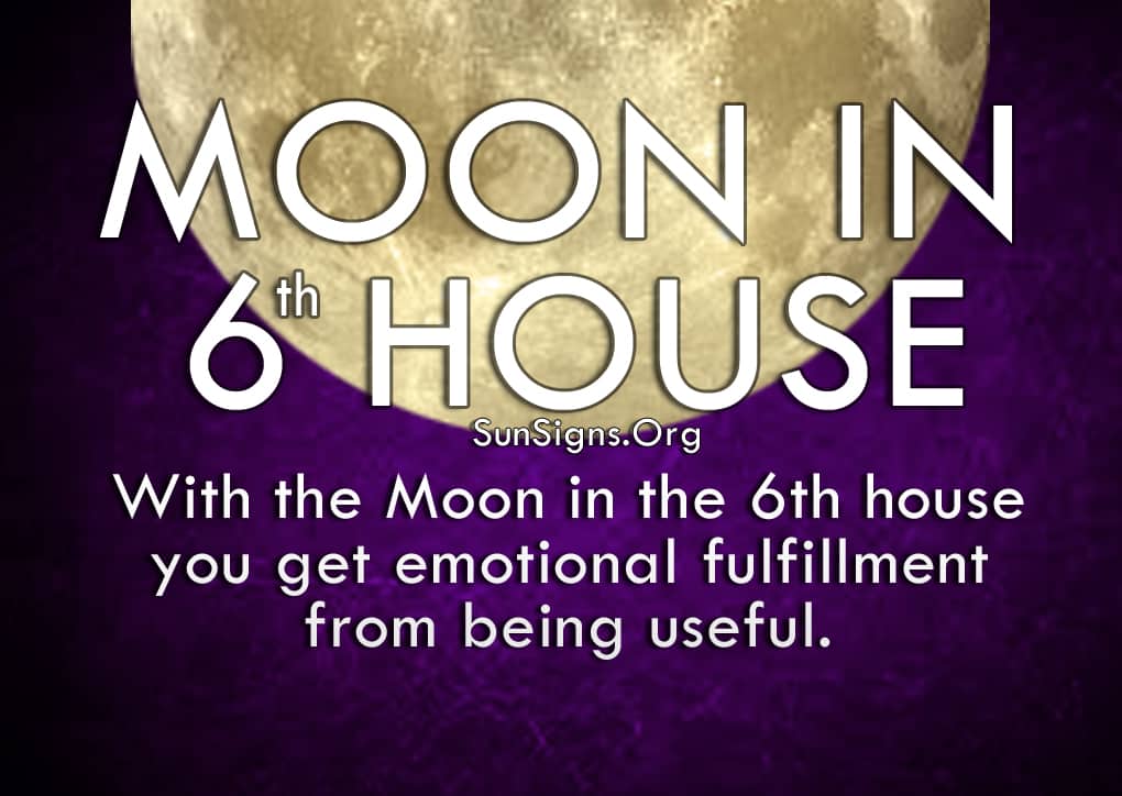 The Moon In 6th House
