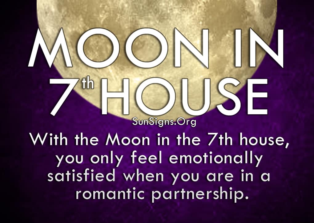 The Moon In 7th House