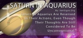 The Saturn In Aquarius