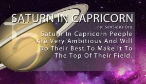 Saturn In Capricorn Meaning: Being Logical and Realistic - SunSigns.Org