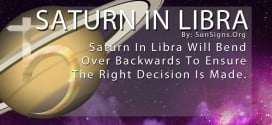 The Saturn In Libra