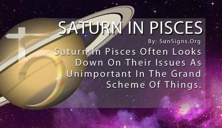 The Saturn In Pisces