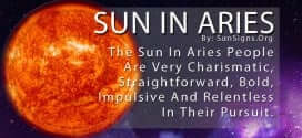 The Sun In Aries