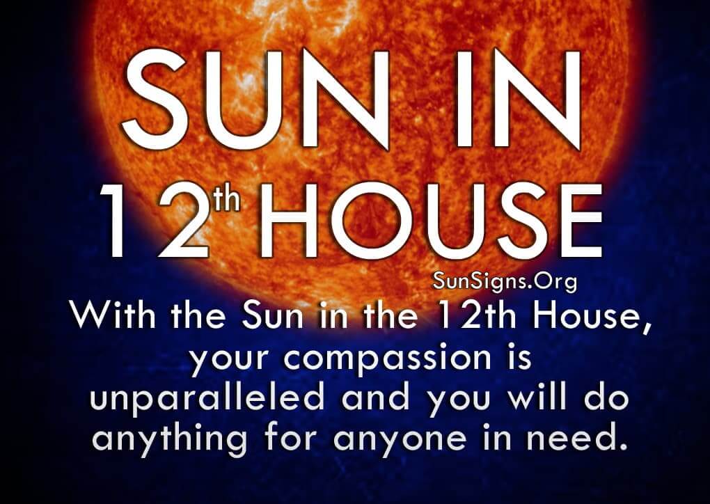 Sun in Twelfth House â€“ Effects & Influence