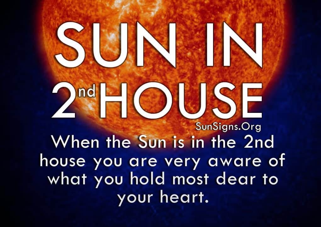 The Sun In 2nd House