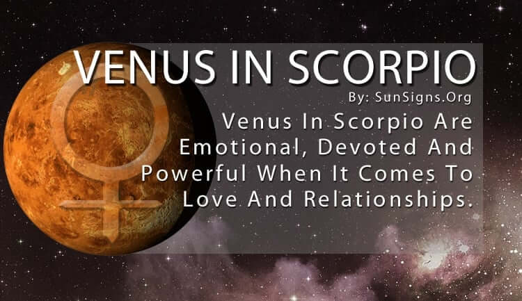 The Venus In Scorpio.