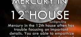 The Mercury In 12th House