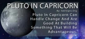 The Pluto In Capricorn