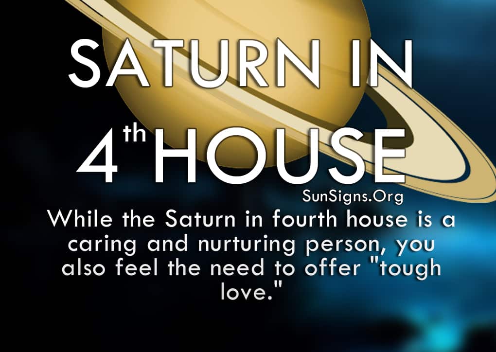 The Saturn In 4th House