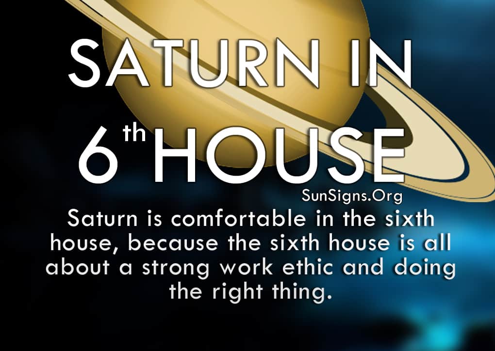 The Saturn In 6th House