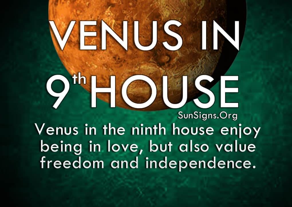 The Venus In 9th House