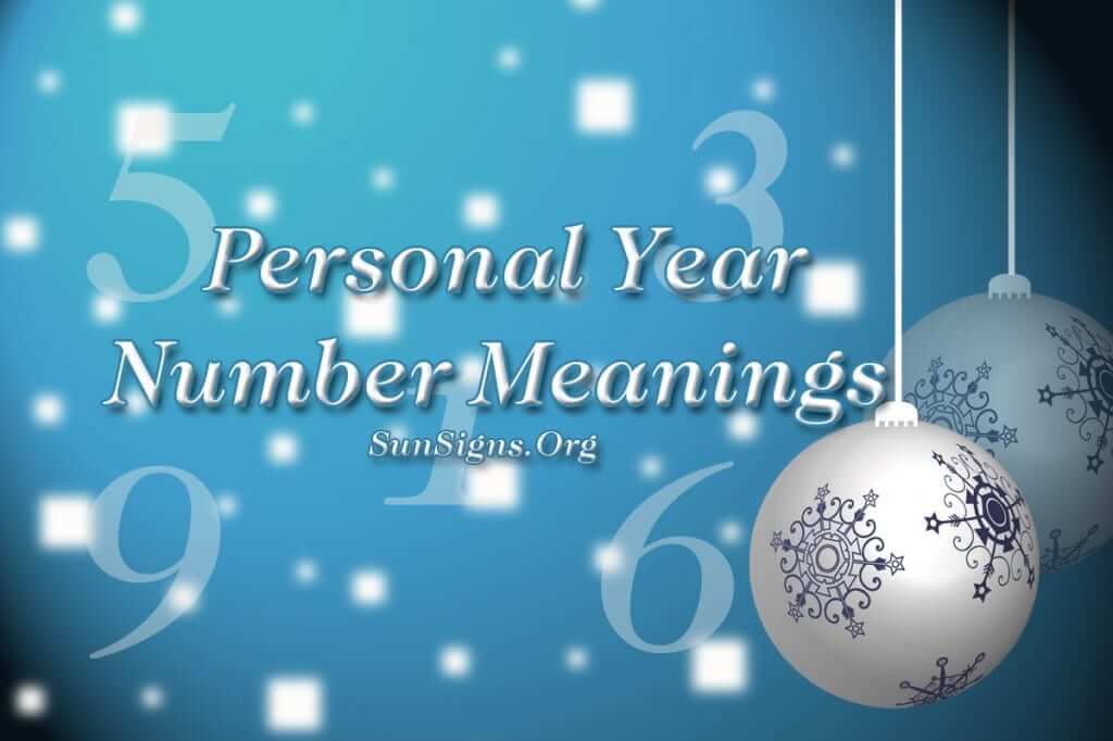 Personal Year Number Meanings