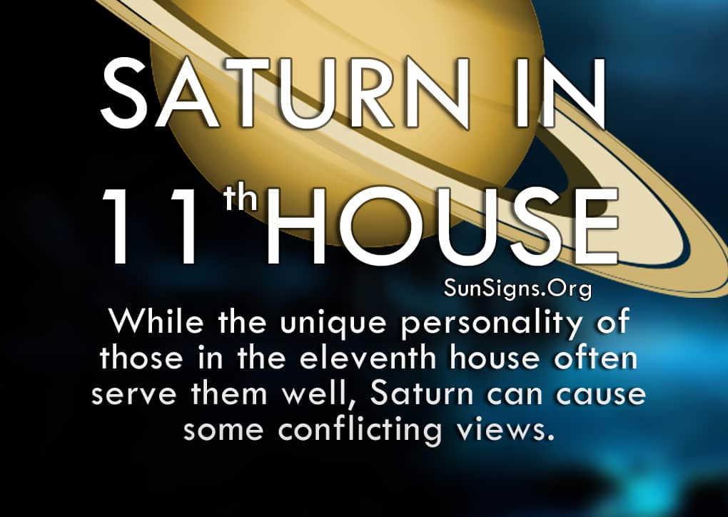 The Saturn In 11th House