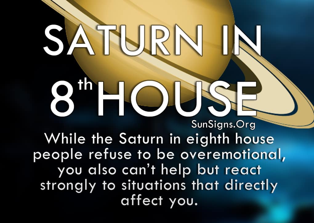 The Saturn In 8th House