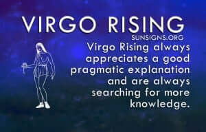 Virgo rising is the analyst of the zodiac