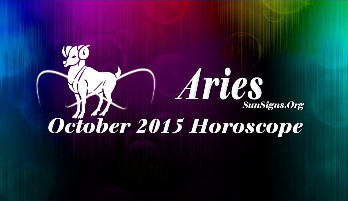 The Aries October 2015 horoscope forecasts that you should seek the cooperation of others to accomplish your objectives this month