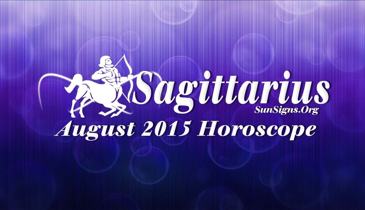 Sagittarius August 2015 Horoscope forecasts that career issues will overshadow family and psychological issues this month